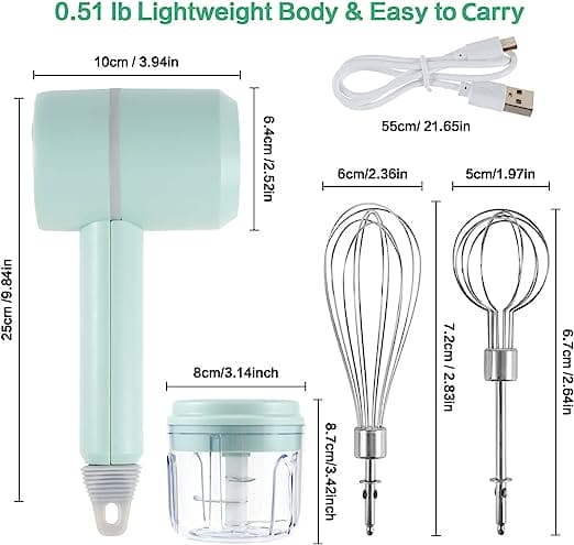 Mini Food Mixer, 3 In 1 Cordless Garlic Chopper, Electric Hand Mixer, Portable Manual Mixer, 3 Speed Adjustable Electric Egg Beater, Wireless Multifunction Hand Blender, USB Rechargeable Mini Food Chopper, Kitchen Blender For Baking Cooking Mini Food Mixer, 3 In 1 Cordless Garlic Chopper, Electric Hand Mixer, Portable Manual Mixer, 3 Speed Adjustable Electric Egg Beater, Wireless Multifunction Hand Blender, USB Rechargeable Mini Food Chopper, Kitchen Blender For Baking Cooking